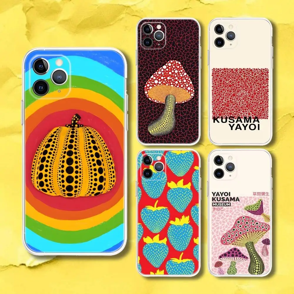 Y-Yayoi Art Kusama Phone Case For iPhone 17,16,15,11,12,14,13 Pro Max Plus Mini X,XS,XR,7,16E Air Transparent Cover Fundas
Y-Yayoi Art Kusama Phone Case For iPhone 17,16,15,11,12,14,13 Pro Max Plus Mini X,XS,XR,7,16E Air Transparent Cover Fundas
