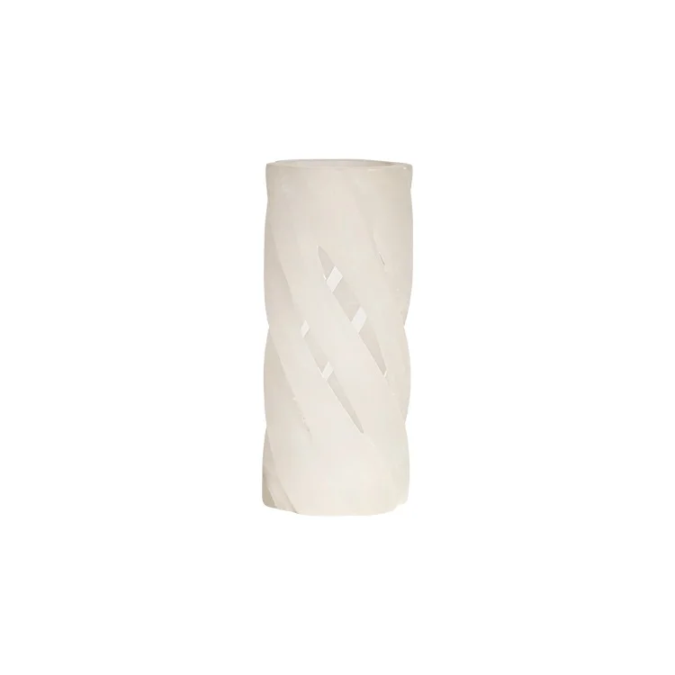 Modern Indoor Simple Decoration Vestibule Living Room Bedroom Alabaster Stone Marble Flower Vase for Home Decor
Modern Indoor Simple Decoration Vestibule Living Room Bedroom Alabaster Stone Marble Flower Vase for Home Decor
