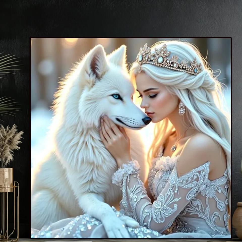 5D DIY Diamond Painting 2026 Beautiful Woman and Wolf Cross Stitch Set Diamond Mosaic Art Dragon Fox Unicorn Diamond Embroidery
5D DIY Diamond Painting 2026 Beautiful Woman and Wolf Cross Stitch Set Diamond Mosaic Art Dragon Fox Unicorn Diamond Embroidery