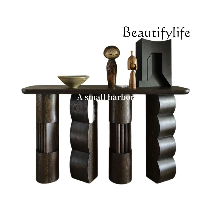 Modern simple solid wood dining side cabinet, personalized creativity, retro art home decoration entrance cabinet
Modern simple solid wood dining side cabinet, personalized creativity, retro art home decoration entrance cabinet