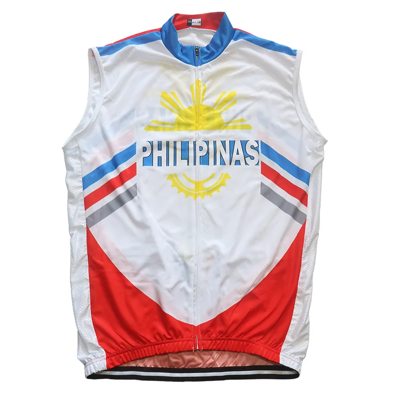Philippines Cycling Vest Racing Sleeveless Clothes Mtb Bicycle Road Filipino Mountain Motorcycle Wear Shirt Bike Jersey Tank
Philippines Cycling Vest Racing Sleeveless Clothes Mtb Bicycle Road Filipino Mountain Motorcycle Wear Shirt Bike Jersey Tank