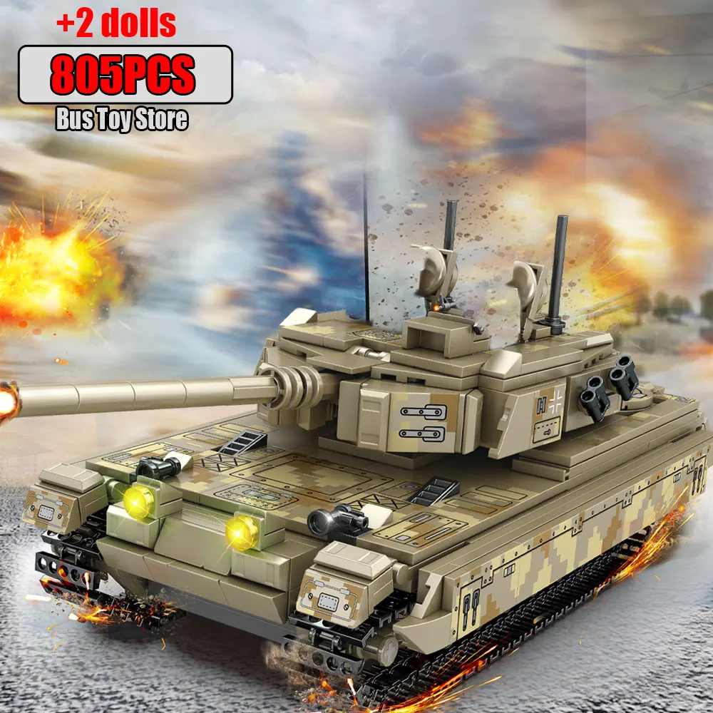 WW2 Leopard II 99A Танк Ракета Транспорт Модель автомобиля Военное оружие Серия Военная Вторая мировая война DIY Игрушки Подарок для мальчиков
WW2 Leopard II 99A Танк Ракета Транспорт Модель автомобиля Военное оружие Серия Военная Вторая мировая война DIY Игрушки Подарок для мальчиков