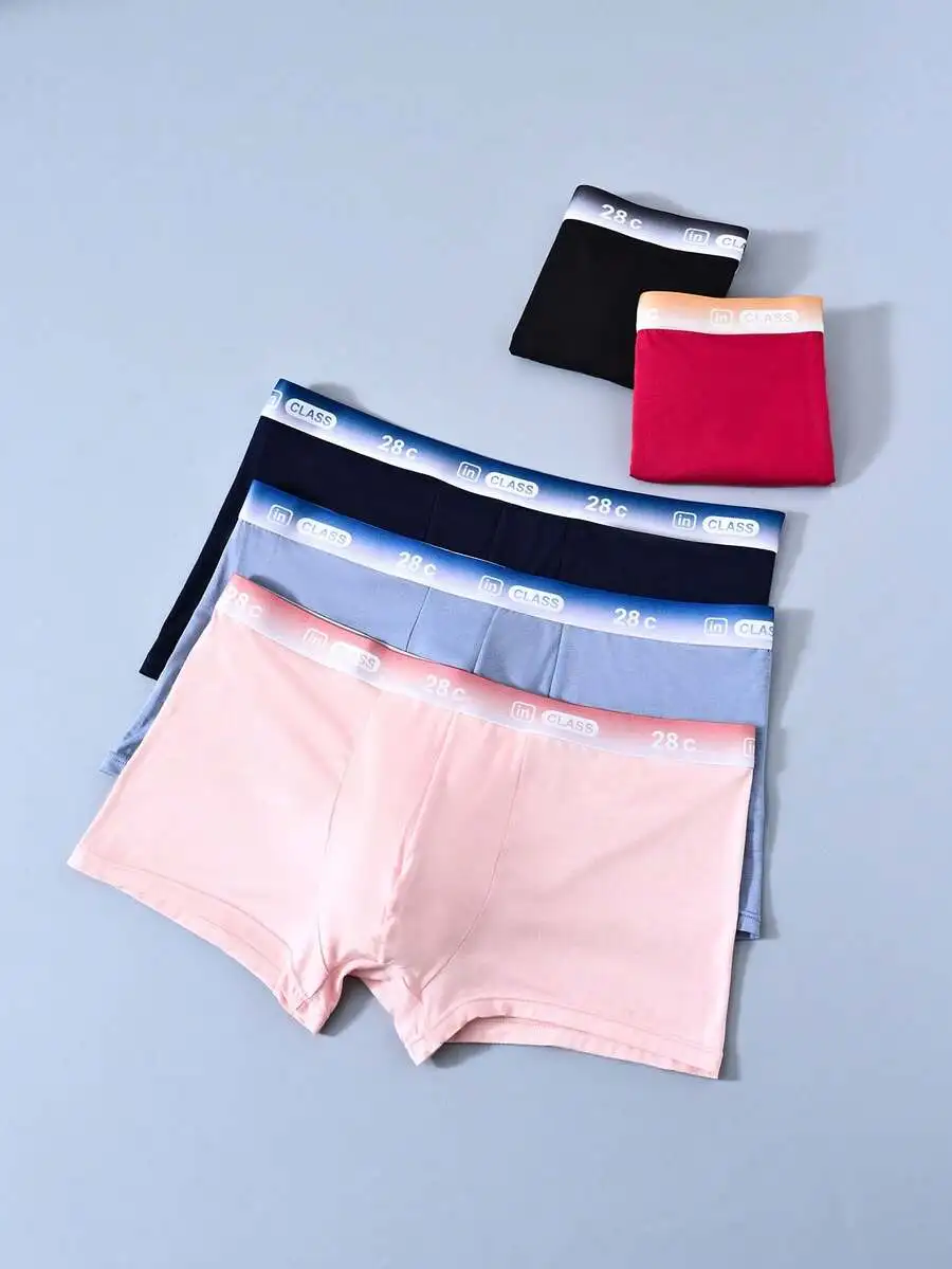 Mens Boxer Briefs 5pcs Pack Seamless Solid Color Underwear Plus Size All Season
Mens Boxer Briefs 5pcs Pack Seamless Solid Color Underwear Plus Size All Season