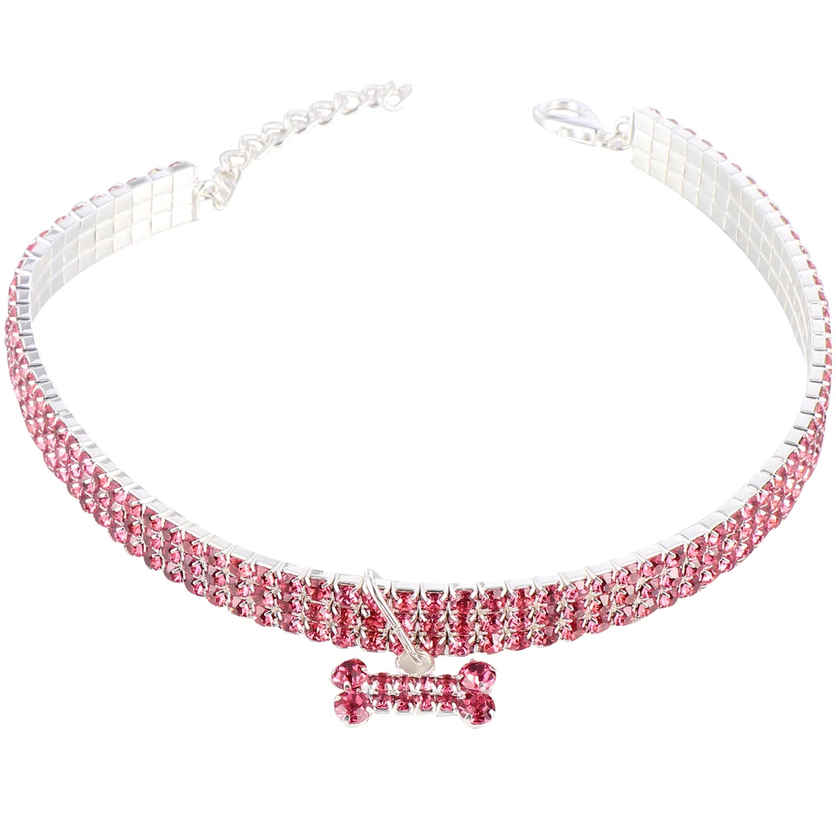 Rhinestone Dog Collar Crystal Pet Necklace for Small Puppies Adjustable Size Cat Chain Beaded Collars Stylish Pet Supplies
Rhinestone Dog Collar Crystal Pet Necklace for Small Puppies Adjustable Size Cat Chain Beaded Collars Stylish Pet Supplies