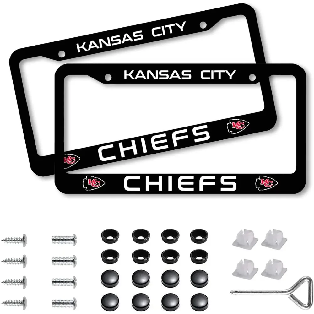 Новинка, 2 шт., крышка номерного знака, подходит для рамки номерного знака Chiefs, бирка для лицензий с завинчивающимися крышками
Новинка, 2 шт., крышка номерного знака, подходит для рамки номерного знака Chiefs, бирка для лицензий с завинчивающимися крышками