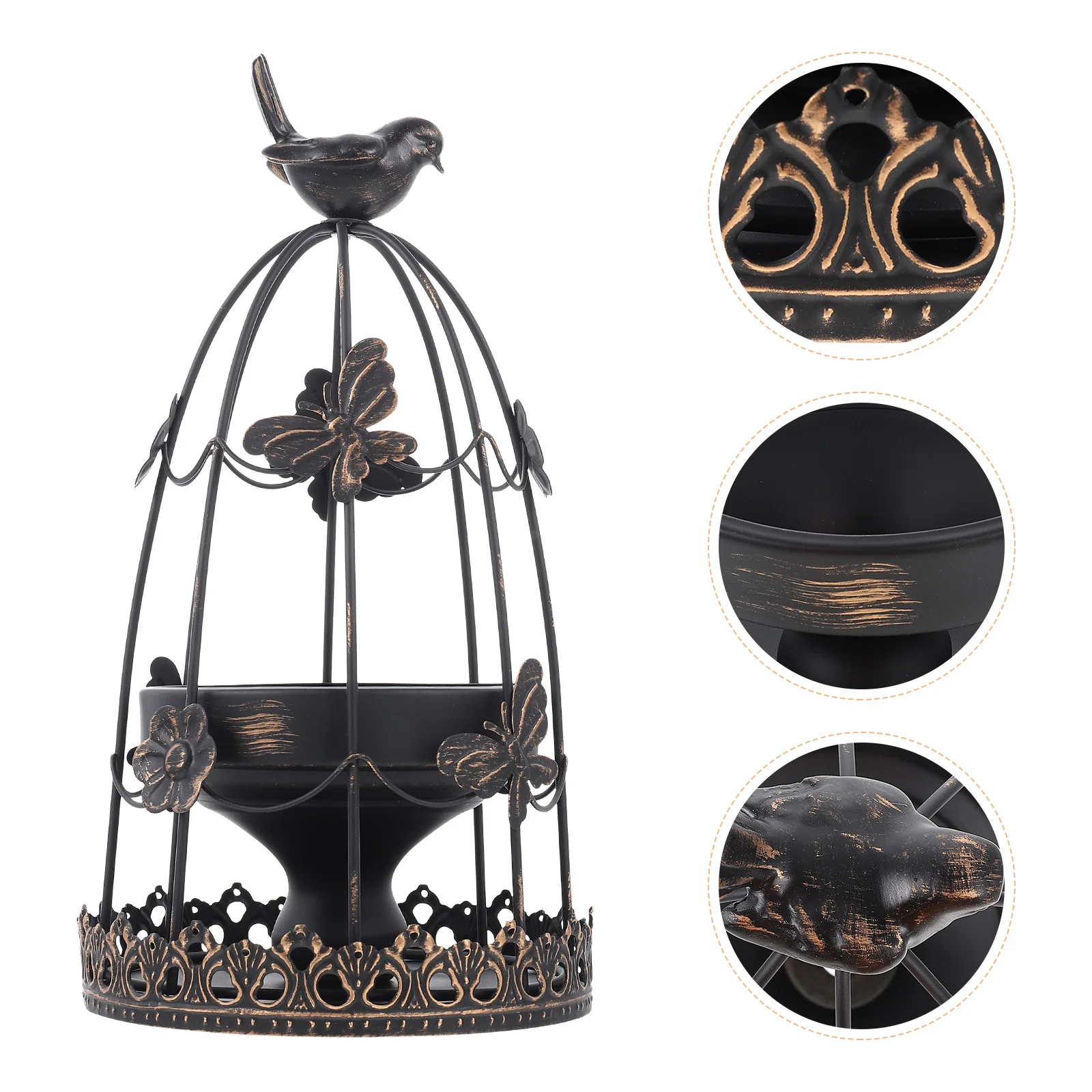 Bird Cage Candleholder Iron Art Vintage Creative Design Metal Wedding Party Decor Vintage Bird Cage Holder
Bird Cage Candleholder Iron Art Vintage Creative Design Metal Wedding Party Decor Vintage Bird Cage Holder