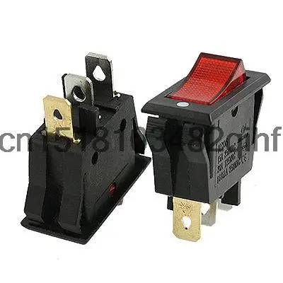 AC 15A/250V 20A/125V красный свет ВКЛ-ВЫКЛ 2-позиционный SPST кулисный переключатель для лодки x 10 шт.
AC 15A/250V 20A/125V красный свет ВКЛ-ВЫКЛ 2-позиционный SPST кулисный переключатель для лодки x 10 шт.