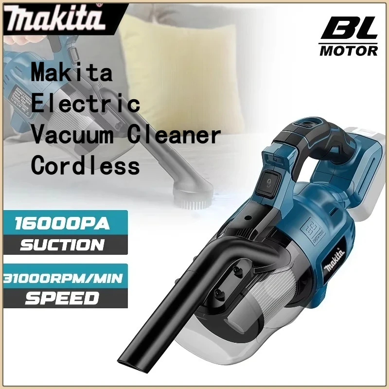 Электрический пылесос Makita, беспроводной портативный ручной пылесос, многофункциональный инструмент для очистки пыли
Электрический пылесос Makita, беспроводной портативный ручной пылесос, многофункциональный инструмент для очистки пыли