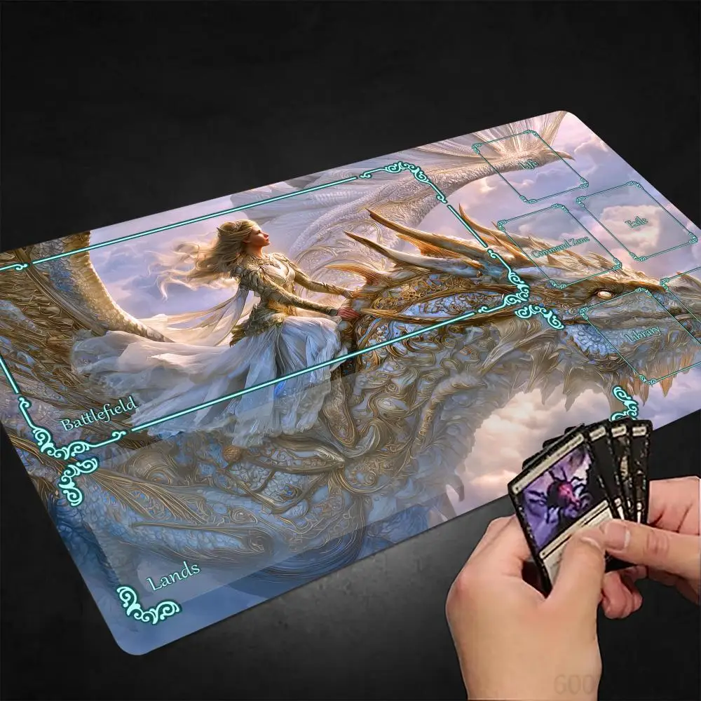 The sacred gilded dragon MTG Playmat Magic Card Mat with Stitched Edge Non-Slip Durable Tabletop playmat Board Game Mat for TCG
The sacred gilded dragon MTG Playmat Magic Card Mat with Stitched Edge Non-Slip Durable Tabletop playmat Board Game Mat for TCG