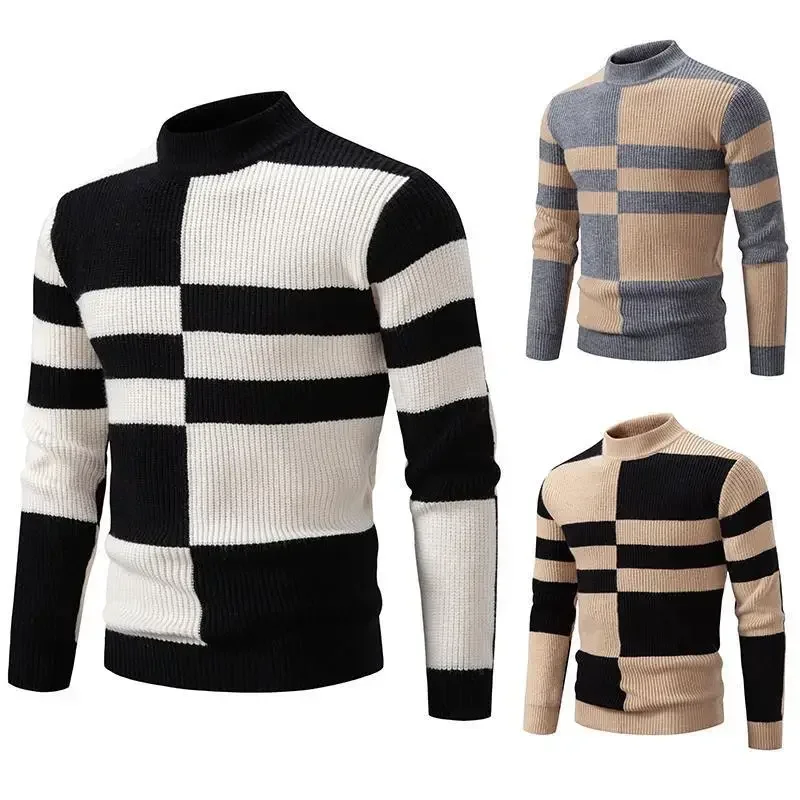 2023 Winter New Men's Half High Neck Slim Fit Pullover Sweater Korean Edition Fashion and Casual
2023 Winter New Men's Half High Neck Slim Fit Pullover Sweater Korean Edition Fashion and Casual