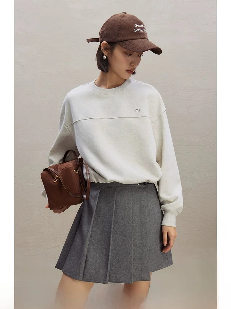 Stylish round Neck Short Sweatshirt Women's Spring Autumn Fashionable Infrared Heating Hoodie Comfortable Cotton Polyester Blend
Stylish round Neck Short Sweatshirt Women's Spring Autumn Fashionable Infrared Heating Hoodie Comfortable Cotton Polyester Blend