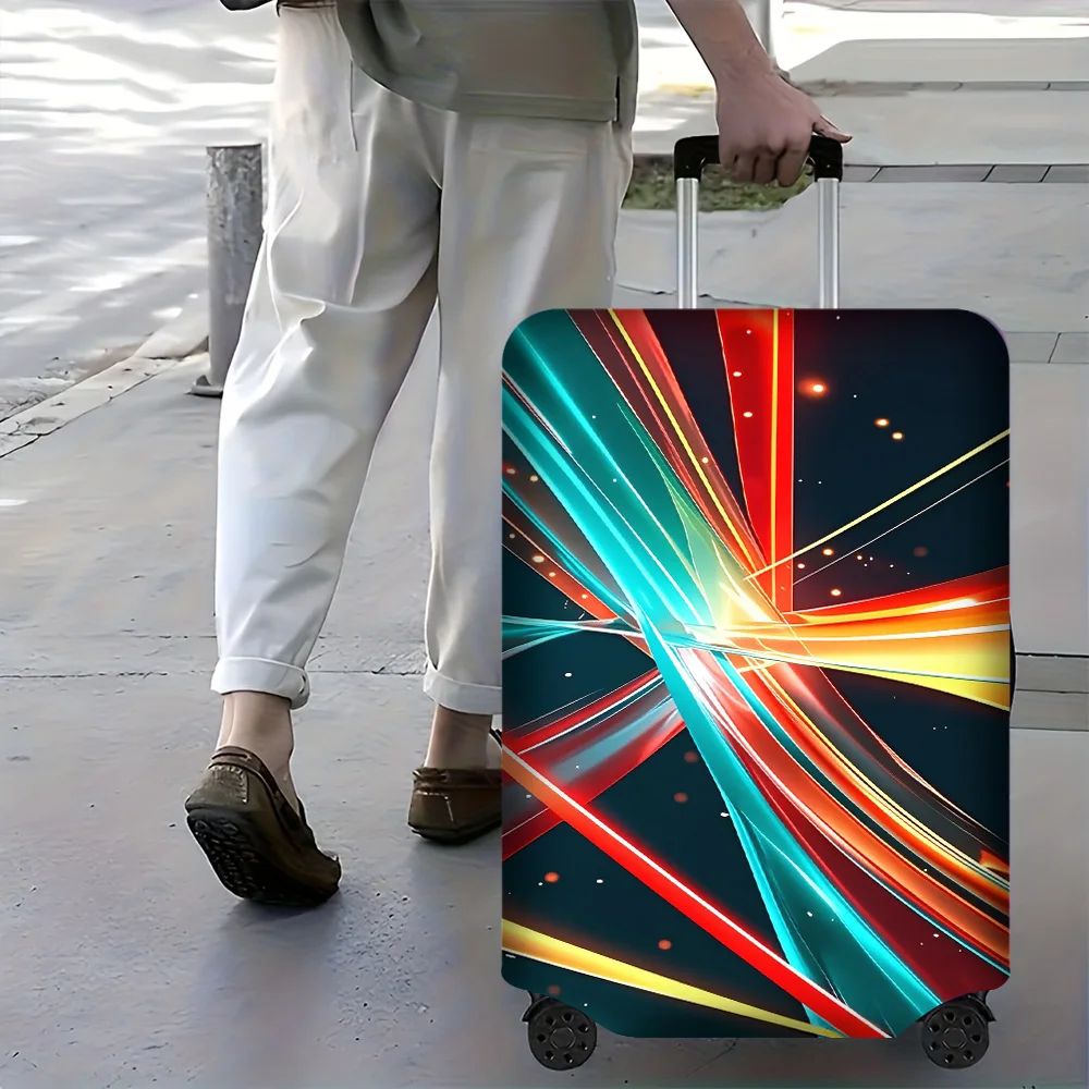 1PC Abstract Neon Stripe Print Luggage Cover for 18 – 32-inch suitcases; dust and elastic travel accessories to effectively prot
1PC Abstract Neon Stripe Print Luggage Cover for 18 – 32-inch suitcases; dust and elastic travel accessories to effectively prot
