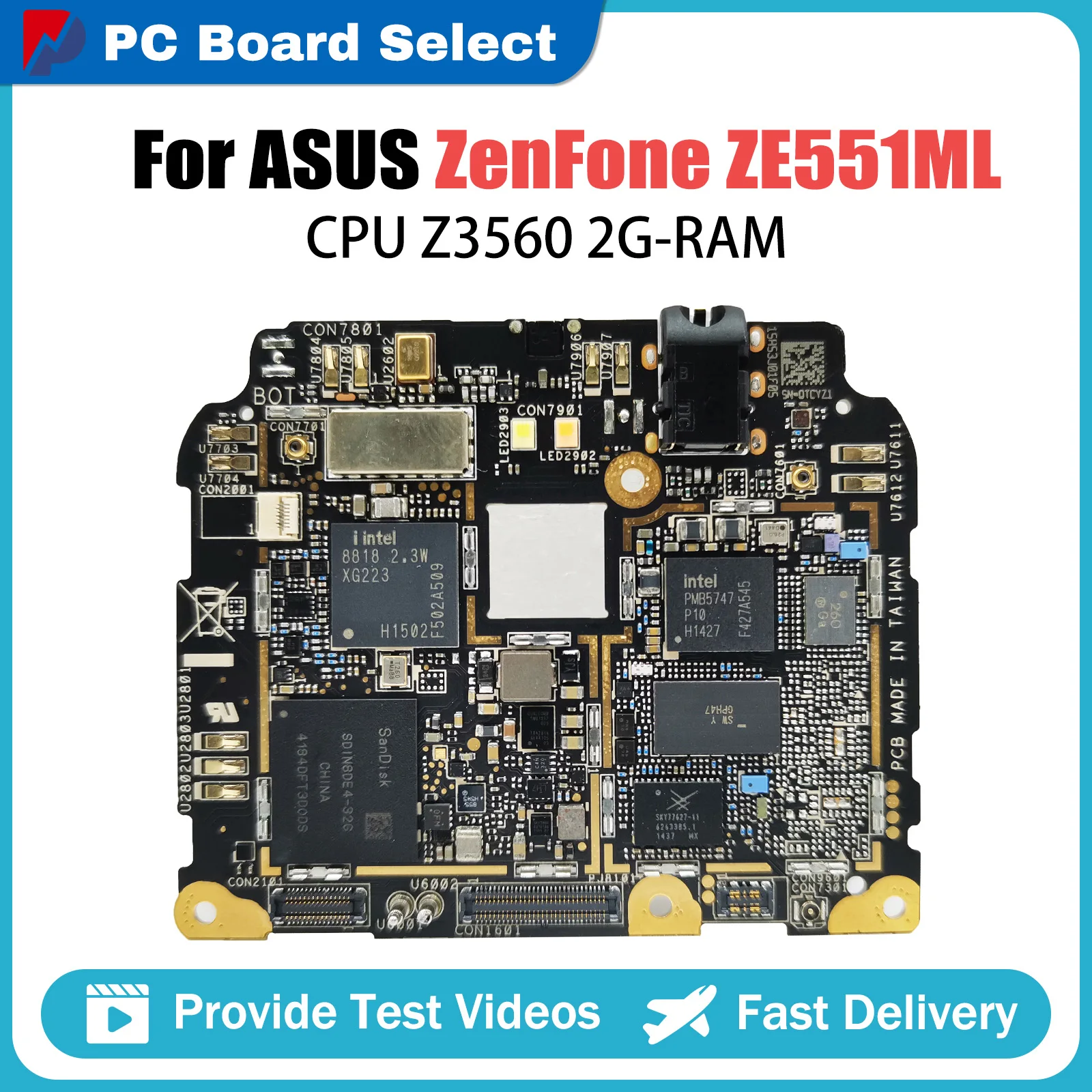 Материнская плата для ASUS ZE551ML Z3560 CPU 2G RAM 2GB 32G ZE551MA ZE551MB ZE551MC ZE551MLR ZE550ML ZE552ML ZE551FL UM551ML 
Материнская плата для ASUS ZE551ML Z3560 CPU 2G RAM 2GB 32G ZE551MA ZE551MB ZE551MC ZE551MLR ZE550ML ZE552ML ZE551FL UM551ML