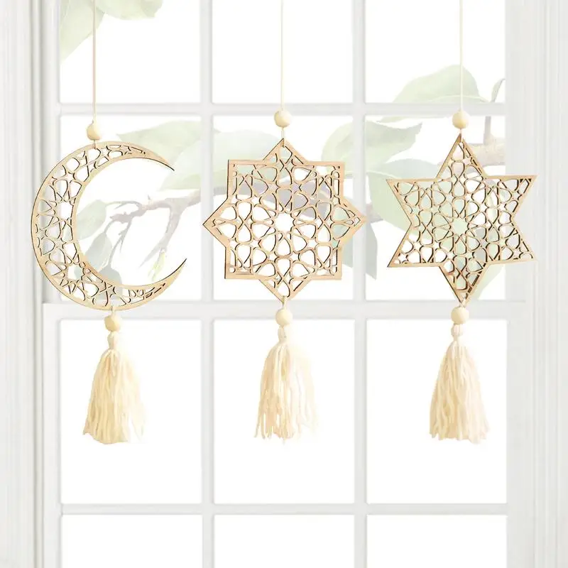 Eid Tree Ornaments Holiday Decor Hangable Pendants Set Of 3 Wood Hollow Moon Stars Pendant For Living Room Bedroom Eid
Eid Tree Ornaments Holiday Decor Hangable Pendants Set Of 3 Wood Hollow Moon Stars Pendant For Living Room Bedroom Eid