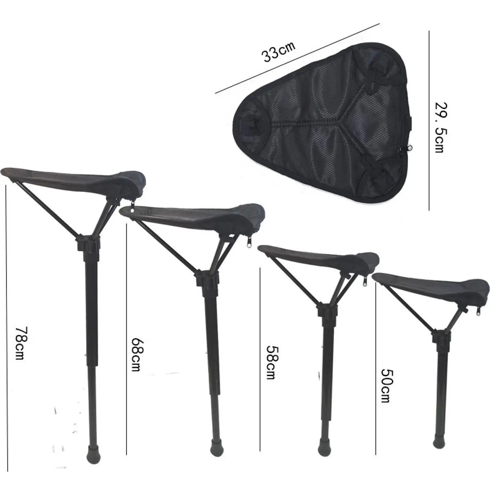 Compact Aluminum Alloy Folding Chair Single Leg Ergonomic Adjustable Stool Portable Seat for Hiking Travel Outdoor
Compact Aluminum Alloy Folding Chair Single Leg Ergonomic Adjustable Stool Portable Seat for Hiking Travel Outdoor