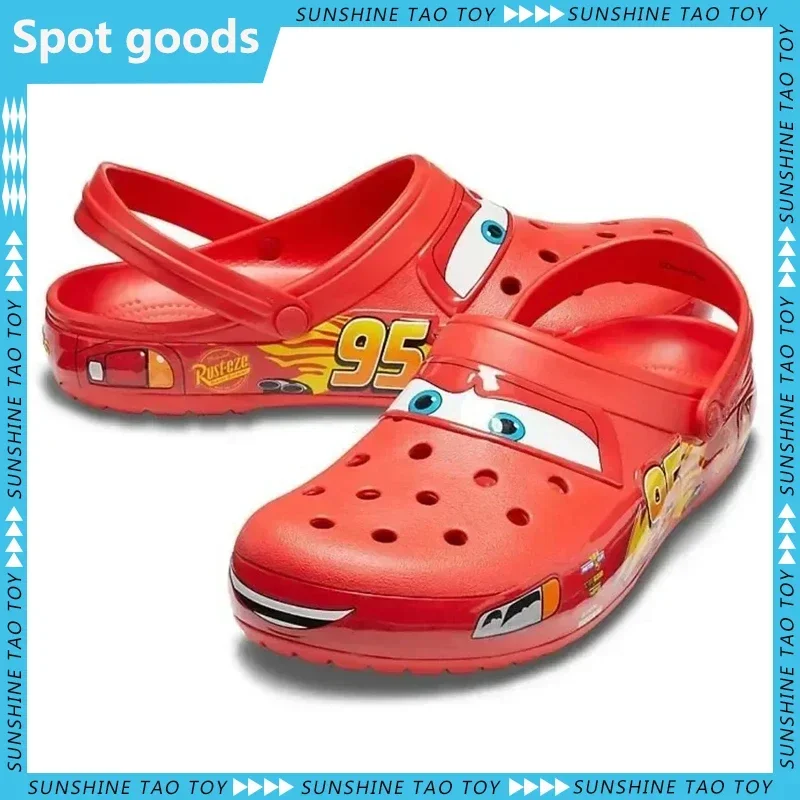 Disney Lightninged Mcqueens Pixar Cartoon Solid Waterproof Slippers Outdoor Sandals Casual Breathable Ankle-Wrap Eva Shoes Gift
Disney Lightninged Mcqueens Pixar Cartoon Solid Waterproof Slippers Outdoor Sandals Casual Breathable Ankle-Wrap Eva Shoes Gift