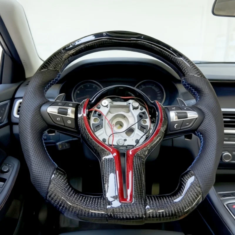 LED Car Steering Wheel Carbon Fiber Leather S5 Q5 A3 S3 A4 S4 A7 S7 S6 S7 B8 B9 A6 A7 C7 Q3 A3 R8 Accessories For BMW M3
LED Car Steering Wheel Carbon Fiber Leather S5 Q5 A3 S3 A4 S4 A7 S7 S6 S7 B8 B9 A6 A7 C7 Q3 A3 R8 Accessories For BMW M3