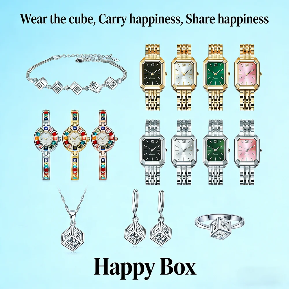 925 Sterling Silver Jewelry Set CZ Diamond Wristwatch Necklace Earrings Bracelet Ring Gift Box for Wedding Anniversary Birthday
925 Sterling Silver Jewelry Set CZ Diamond Wristwatch Necklace Earrings Bracelet Ring Gift Box for Wedding Anniversary Birthday