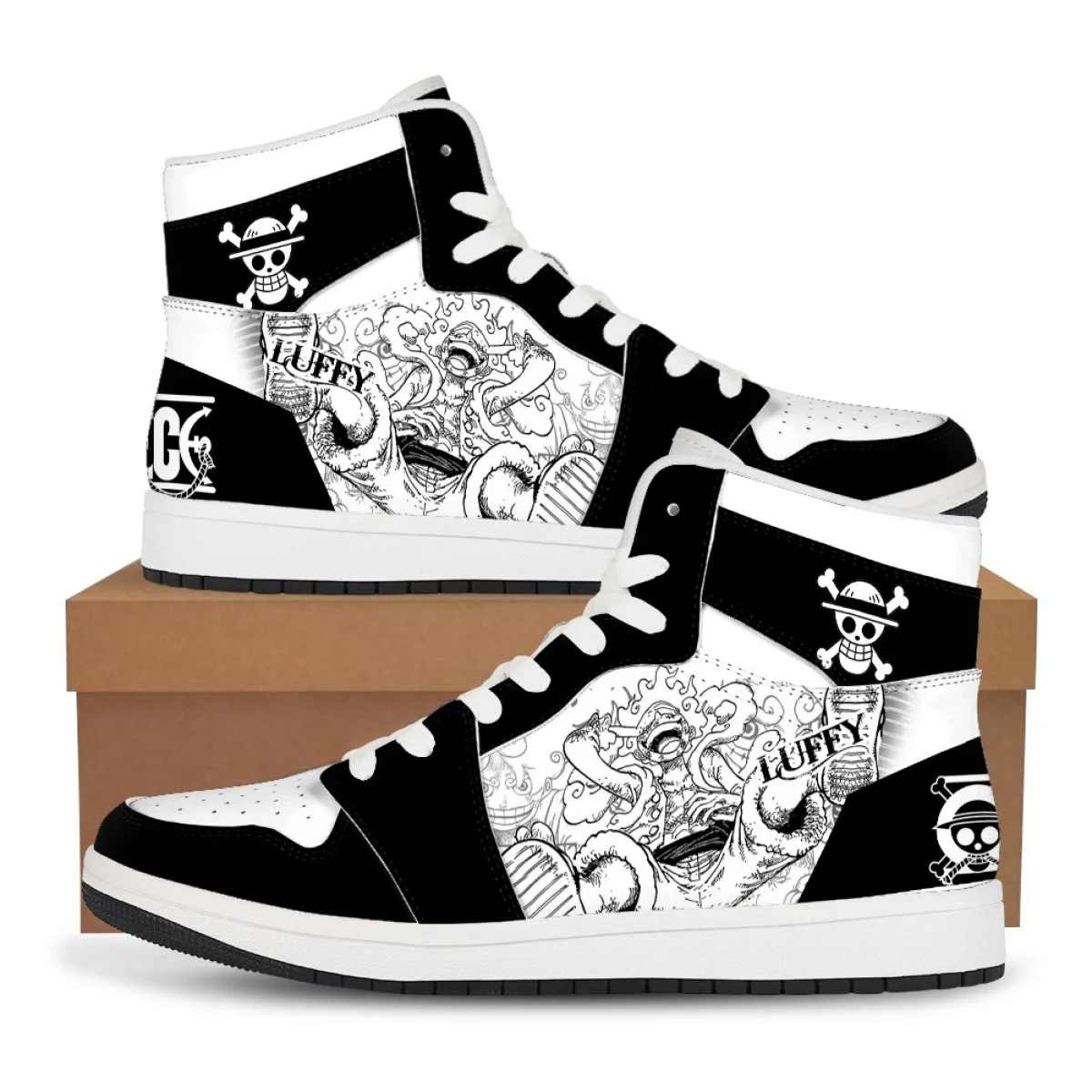 One Piece Cartoon Sneakers Casual Shoes Anime Luffy Nami Basketball Shoes Printing Comfortable Oversize Flat Shoes Birthday Gift
One Piece Cartoon Sneakers Casual Shoes Anime Luffy Nami Basketball Shoes Printing Comfortable Oversize Flat Shoes Birthday Gift