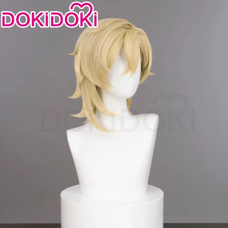 AA wat IN STOCK Wig Game Honkai: Star Rail Cosplay DokiDoki Men Short Hair Aventurine Ear Clip Tattoo Hat Fr2025 New