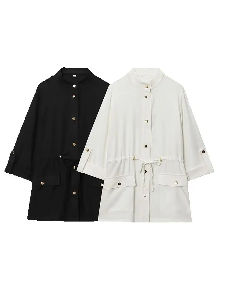 Женские уличные рубашки с длинным рукавом, модные черные блузки с отложным воротником, топ, женские повседневные новые повседневные рубашки
Женские уличные рубашки с длинным рукавом, модные черные блузки с отложным воротником, топ, женские повседневные новые повседневные рубашки