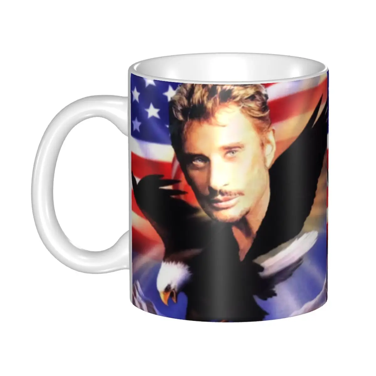 Johnny Hallyday Coffee Mugs DIY Custom Singer French France Ceramic Mug Creative Present
Johnny Hallyday Coffee Mugs DIY Custom Singer French France Ceramic Mug Creative Present