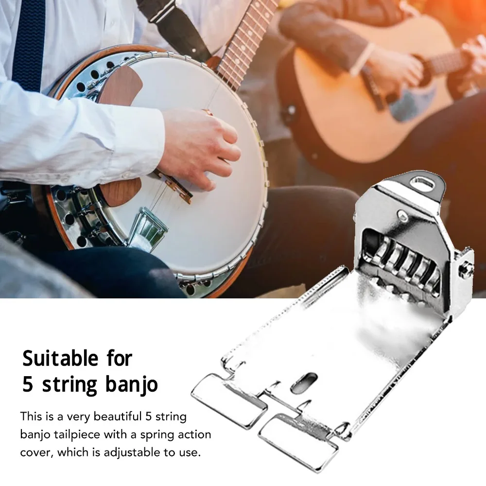Zinc Alloy 5 String Banjo Tailpiece Banjo Accessory Bridge Tailpiece Banjo Tailpiece Plate Enhanced Performance
Zinc Alloy 5 String Banjo Tailpiece Banjo Accessory Bridge Tailpiece Banjo Tailpiece Plate Enhanced Performance