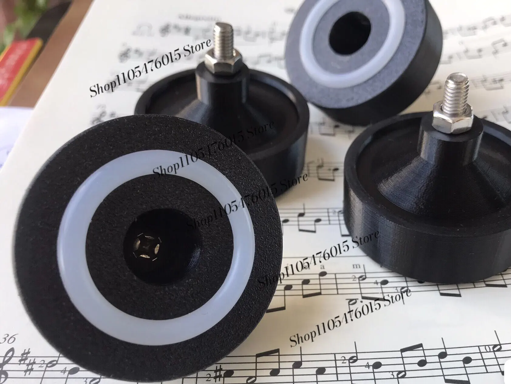 4Pcs Black Rubber Turntable Feet for Technics SL-1200 Series Anti-Vibration Isolation Feet Replacement Repair Parts
4Pcs Black Rubber Turntable Feet for Technics SL-1200 Series Anti-Vibration Isolation Feet Replacement Repair Parts