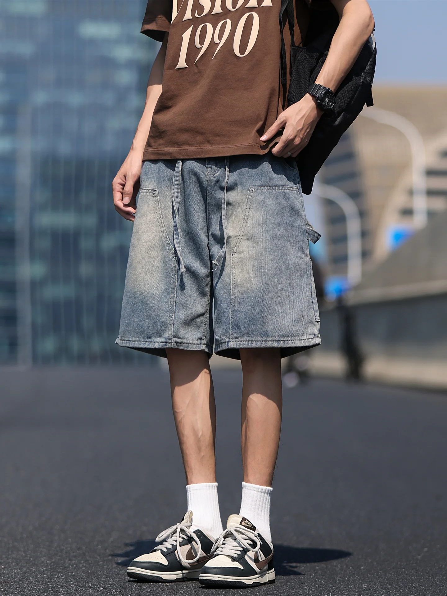 Retro Workwear Denim Shorts Men Summer Thin High-End Feeling Cool Five-Point Casual American Style Mid-Calf Straight Leg Jeans
Retro Workwear Denim Shorts Men Summer Thin High-End Feeling Cool Five-Point Casual American Style Mid-Calf Straight Leg Jeans