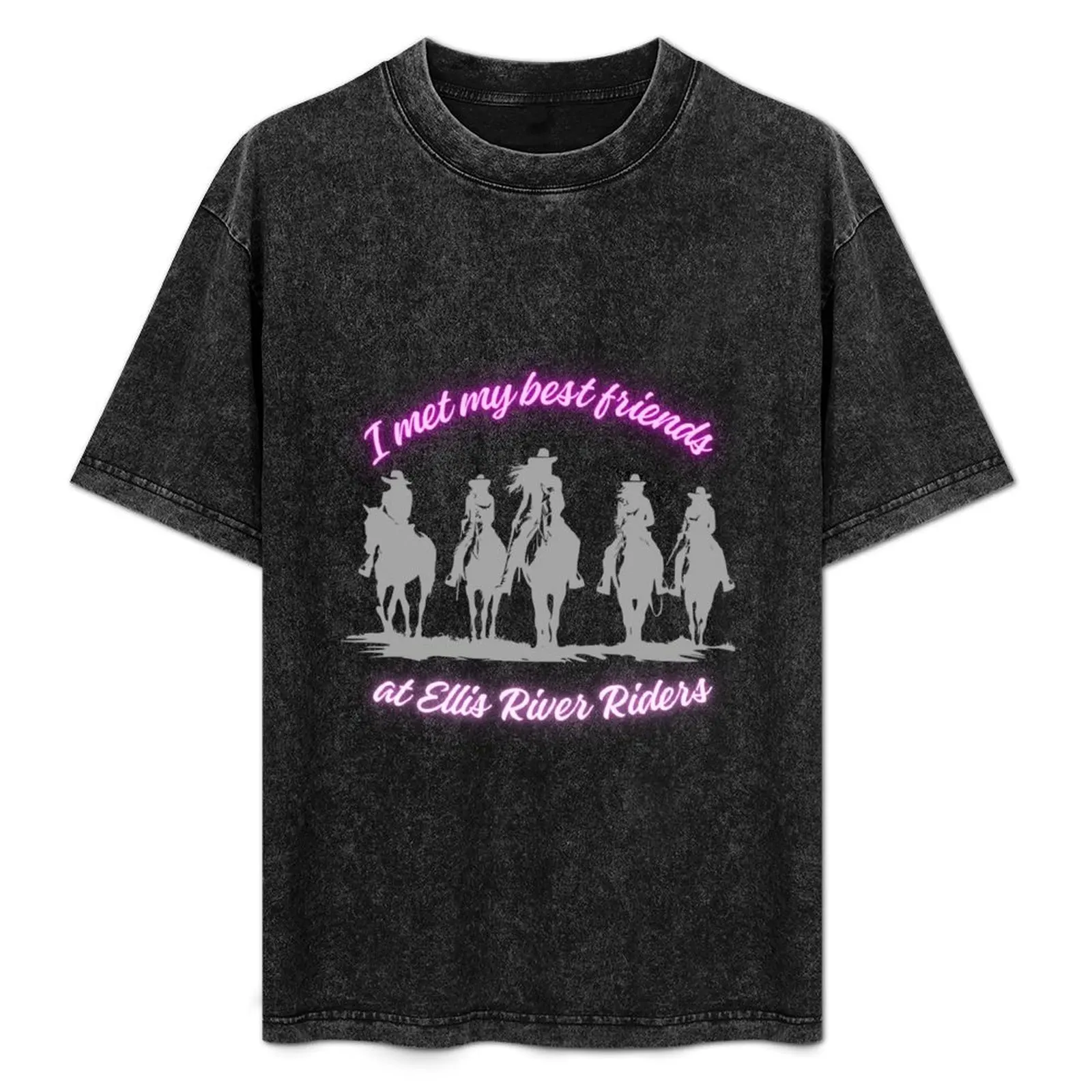 Friends at Ellis River Riders T-Shirt Vintage Style Printed Top
Friends at Ellis River Riders T-Shirt Vintage Style Printed Top