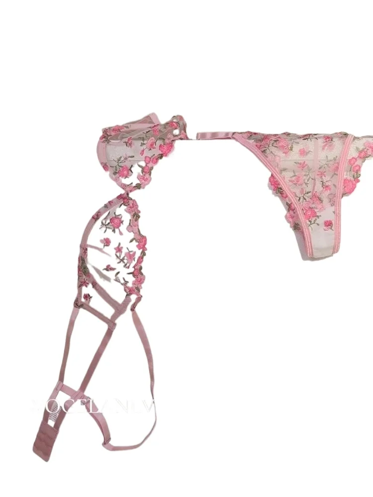 European Maid Elegance Underwear, Floral Lace See-Through Set 32-38AABB, Romantic French Style Sensual Lingerie for Women KUCLUT
European Maid Elegance Underwear, Floral Lace See-Through Set 32-38AABB, Romantic French Style Sensual Lingerie for Women KUCLUT