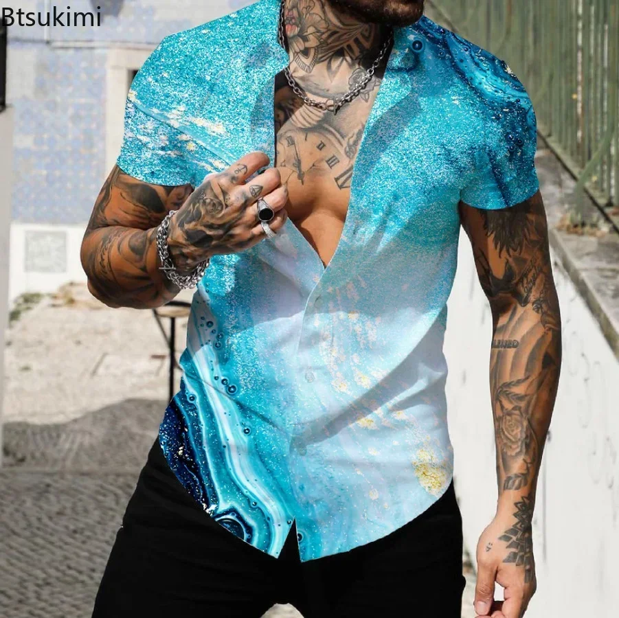 2025 Men's Spring Summer Fashion Short Sleeve Shirts 3D Printed Holiday Beach Hawaiian Shirt Male Casual Tee Shirt Blouse Tops
2025 Men's Spring Summer Fashion Short Sleeve Shirts 3D Printed Holiday Beach Hawaiian Shirt Male Casual Tee Shirt Blouse Tops