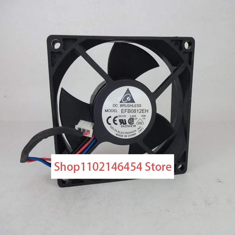 1 шт. для Delta Electronics EFB0812EH R00 DC 12 В 0,42 А 80x80x25 мм 3-проводной охлаждающий вентилятор
1 шт. для Delta Electronics EFB0812EH R00 DC 12 В 0,42 А 80x80x25 мм 3-проводной охлаждающий вентилятор