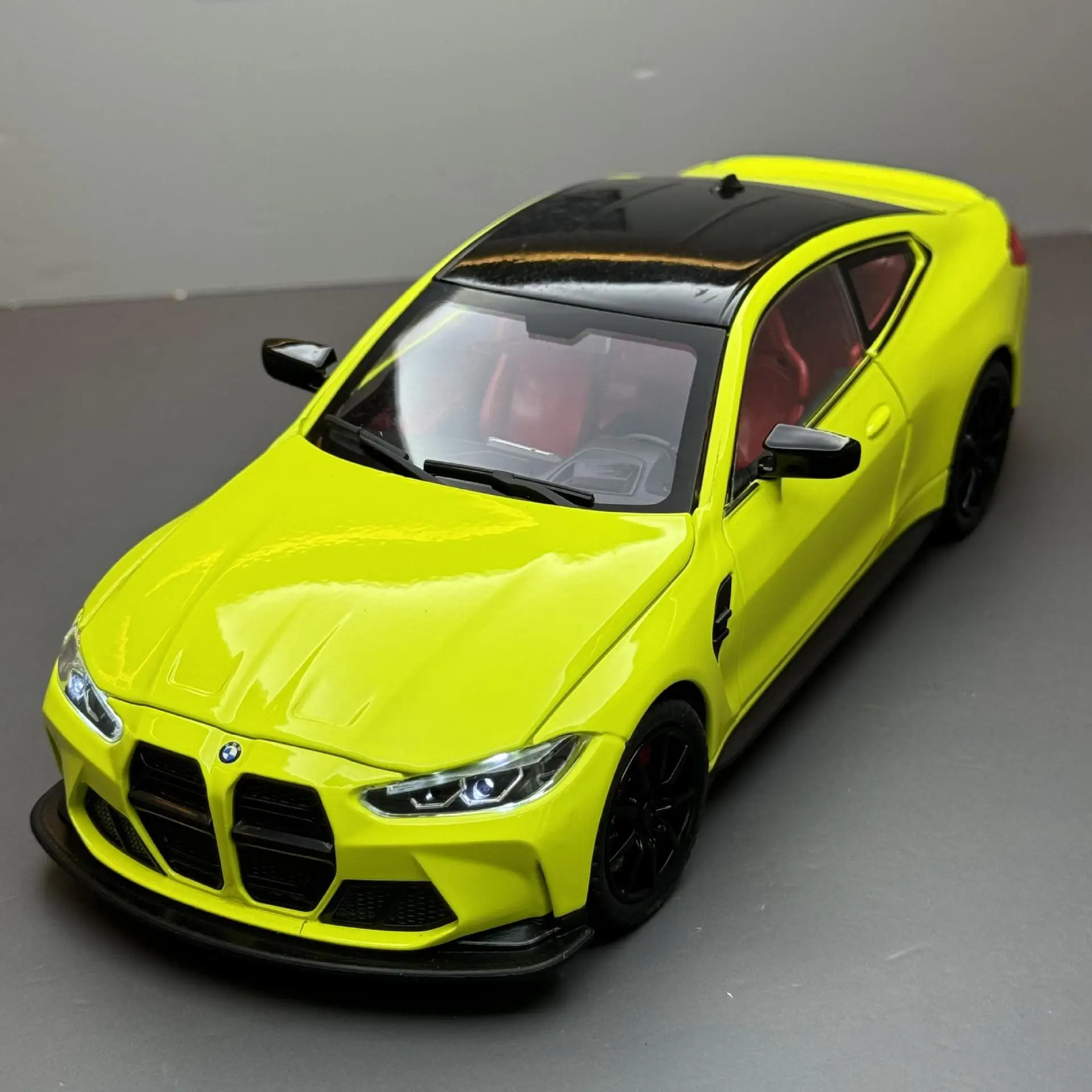 1:24 BMW M4 IM, спортивный автомобиль из сплава, литая под давлением металлическая шкала, модель автомобиля, звук, свет, имитация коллекции, детский игрушечный автомобиль, подарок
1:24 BMW M4 IM, спортивный автомобиль из сплава, литая под давлением металлическая шкала, модель автомобиля, звук, свет, имитация коллекции, детский игрушечный автомобиль, подарок
