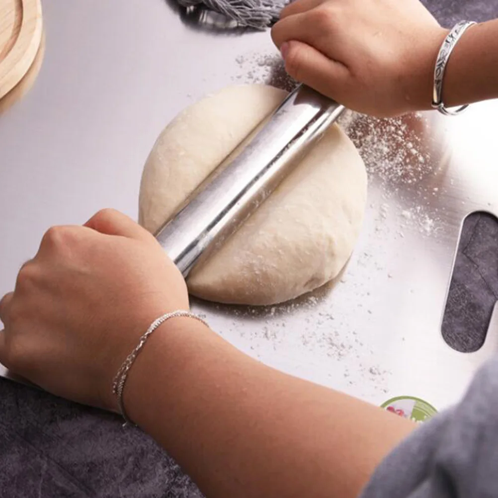 Broken Ice Rolling Pin Dough Roller Pins Stainless Steel New with Scale Chrome Dumpling
Broken Ice Rolling Pin Dough Roller Pins Stainless Steel New with Scale Chrome Dumpling