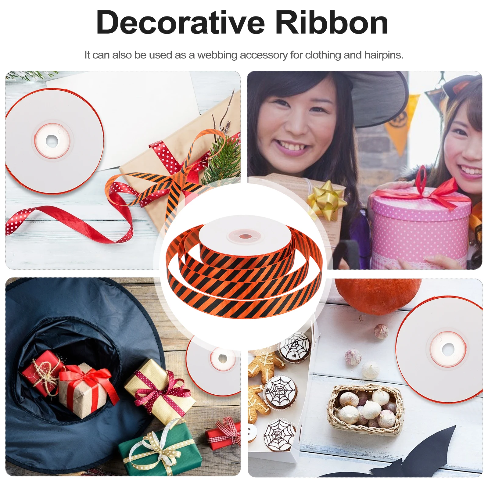 Halloween Ribbon Portable Polyester DIY Crafts Decoration Gift Wrapping Bright Color Pattern Party Accessories Clothing Hairpins
Halloween Ribbon Portable Polyester DIY Crafts Decoration Gift Wrapping Bright Color Pattern Party Accessories Clothing Hairpins