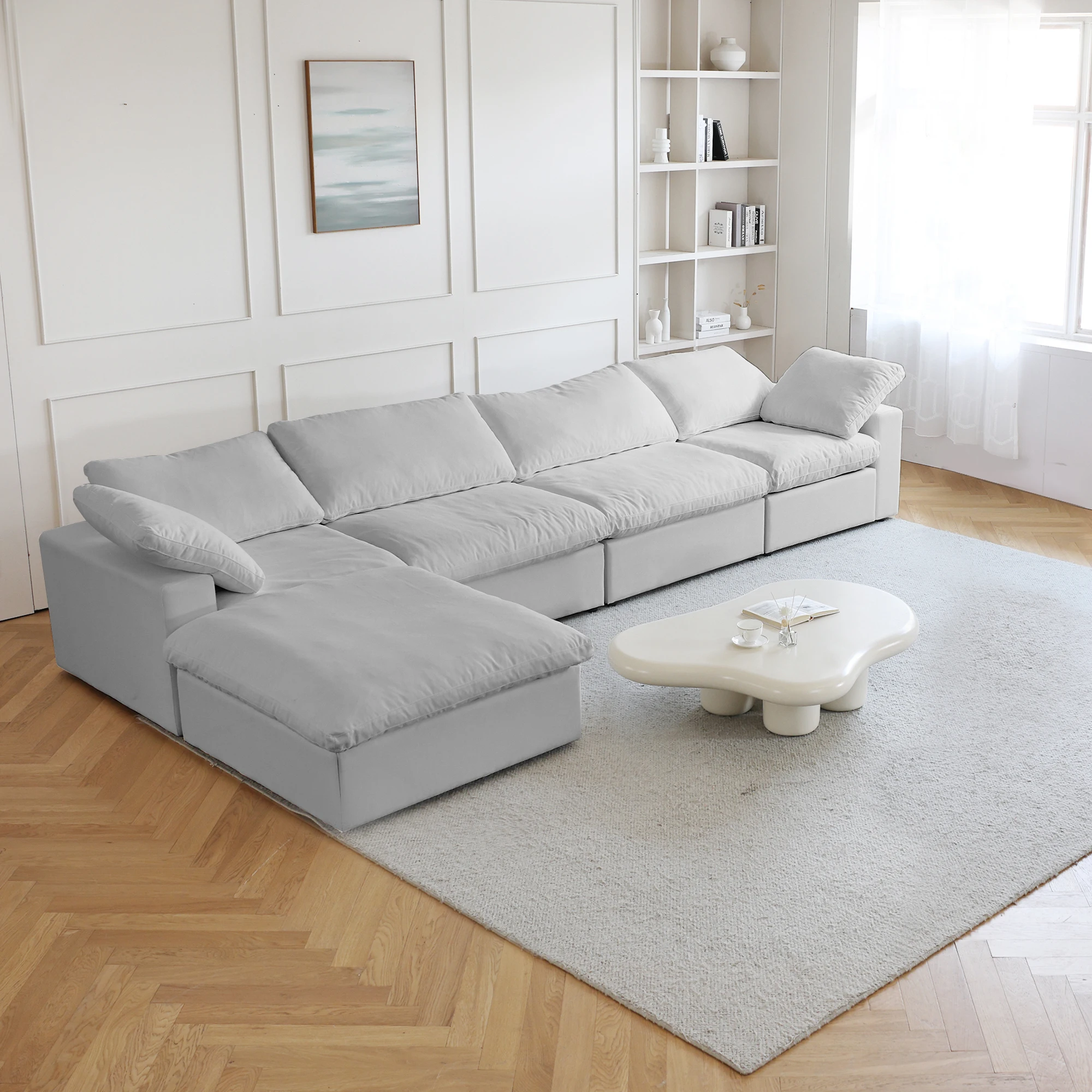 ATUNUS USA in Stock Drop Shipping Cloud Sofa Living Room Furniture Nordic Black White Grey Modular Sectional Couch Sofa Set
ATUNUS USA in Stock Drop Shipping Cloud Sofa Living Room Furniture Nordic Black White Grey Modular Sectional Couch Sofa Set