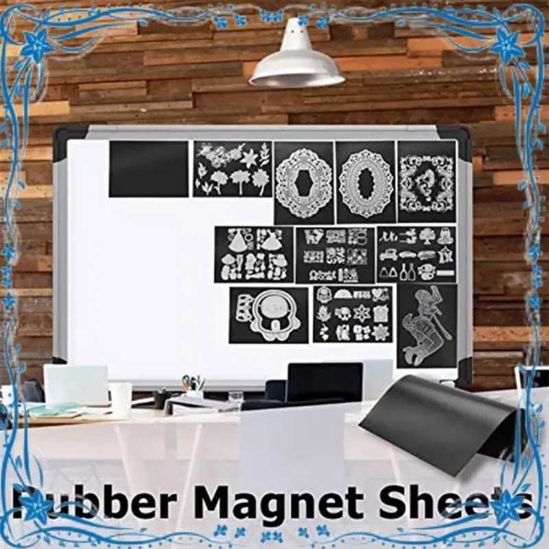 10PCS Rubber Magnetic Sheets 0.5Mm Thickness With 10PCS Clear Stamp Die Storage Pocket Stencil Organizer For Card Making
10PCS Rubber Magnetic Sheets 0.5Mm Thickness With 10PCS Clear Stamp Die Storage Pocket Stencil Organizer For Card Making