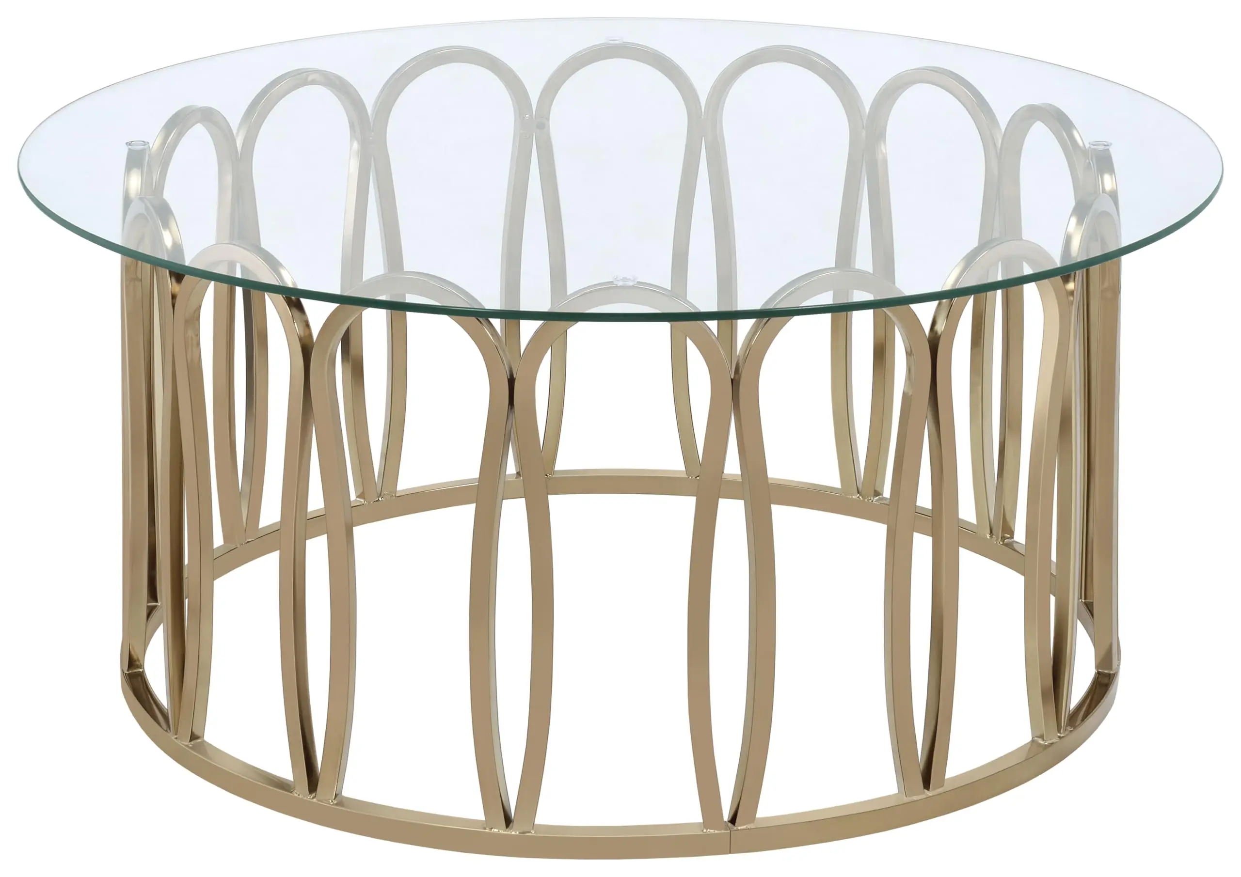 39 Inch Round Glass Top Coffee Table With Metal Base Chocolate Chrome Finish Modern Living Room
39 Inch Round Glass Top Coffee Table With Metal Base Chocolate Chrome Finish Modern Living Room