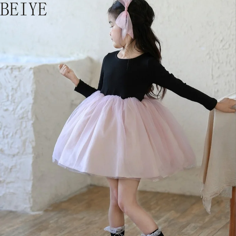 Autumn Girls Temperament Ballet Dress Puff Gauze Spring New Sweet Dress Kids Long Sleeve Elegant Princess Birthday Dress
Autumn Girls Temperament Ballet Dress Puff Gauze Spring New Sweet Dress Kids Long Sleeve Elegant Princess Birthday Dress