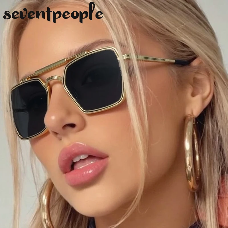 Retro Steampunk Square Sunglasses Women 2025 Luxury Brand Trendy Metal Frame Outdoor Driving Sun Glasses Classic Shades For Lady
Retro Steampunk Square Sunglasses Women 2025 Luxury Brand Trendy Metal Frame Outdoor Driving Sun Glasses Classic Shades For Lady