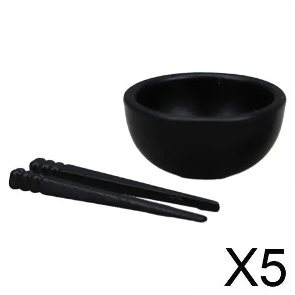 Посуда для кукольного домика, мини-миски из сплава и палочки для еды, набор кухонных принадлежностей для декора кукольного домика 1/12
Посуда для кукольного домика, мини-миски из сплава и палочки для еды, набор кухонных принадлежностей для декора кукольного домика 1/12