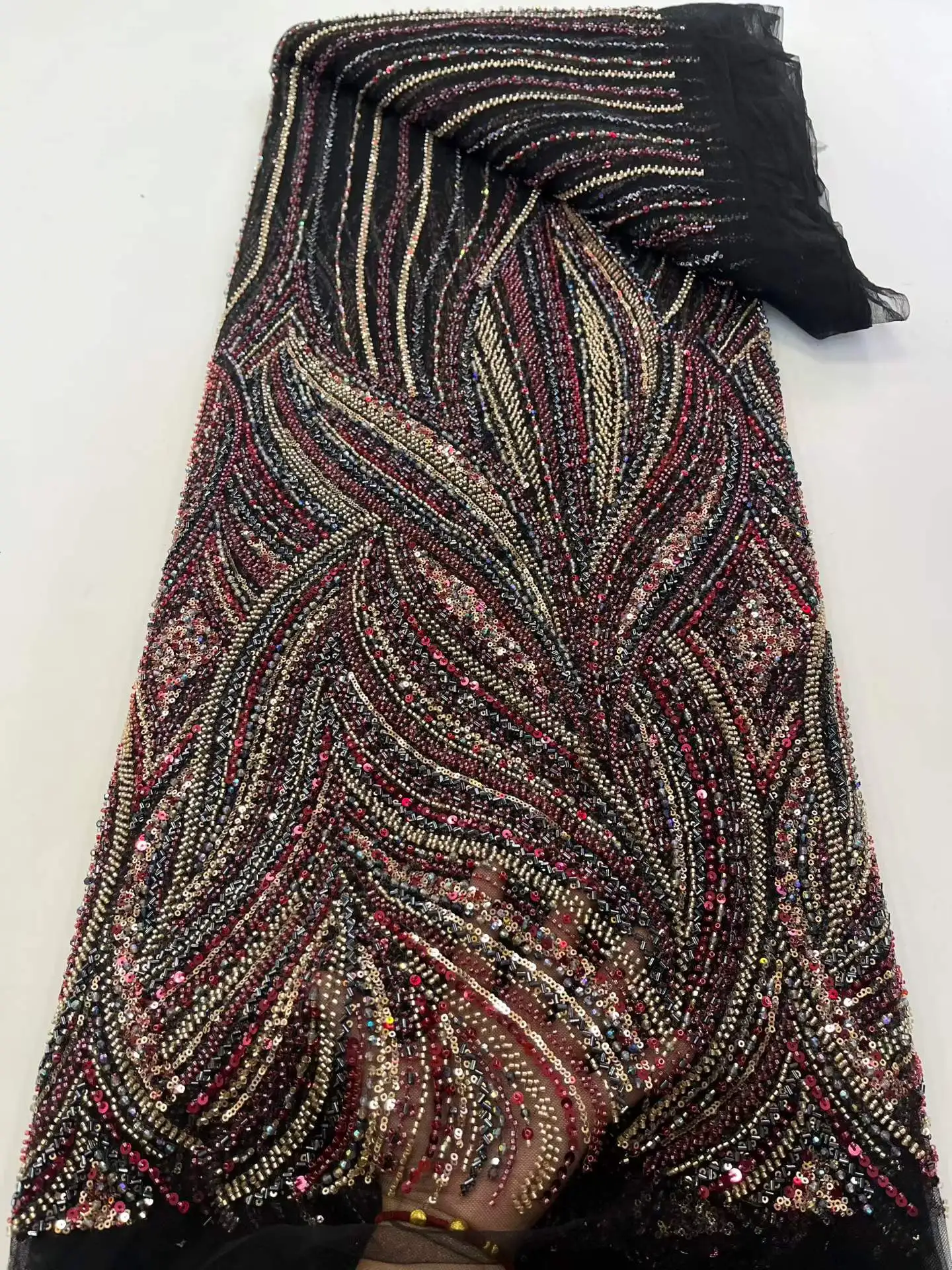 2026 African Lace Fabric High Quality Embroidery Lace French Heavy Beaded Sequins Lace Nigerian Lace Fabric Party Wedding Dress
2026 African Lace Fabric High Quality Embroidery Lace French Heavy Beaded Sequins Lace Nigerian Lace Fabric Party Wedding Dress