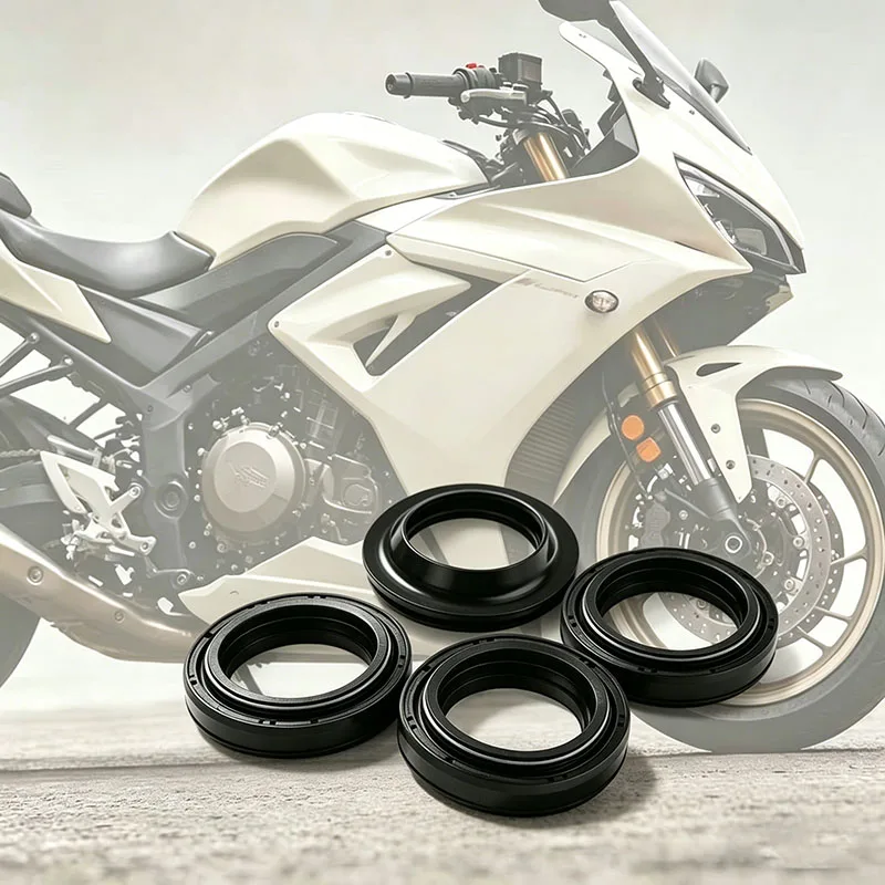 41x53x8/10.5 Motorcycle Front Fork Oil Seal Dust Seal for Kawasaki ZG A9 ZX-10 ZX1100 Z1300 ZG1300 GPZ900 ZX750 ZXR750R
41x53x8/10.5 Motorcycle Front Fork Oil Seal Dust Seal for Kawasaki ZG A9 ZX-10 ZX1100 Z1300 ZG1300 GPZ900 ZX750 ZXR750R