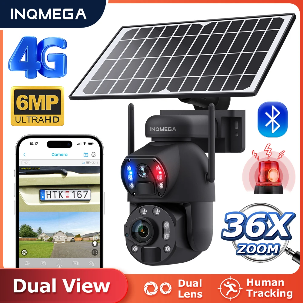 Беспроводная уличная Солнечная камера INQMEGA 36X с зумом, 360 °, Wi-Fi, аккумуляторная камера безопасности с солнечной панелью, ночным видением
Беспроводная уличная Солнечная камера INQMEGA 36X с зумом, 360 °, Wi-Fi, аккумуляторная камера безопасности с солнечной панелью, ночным видением