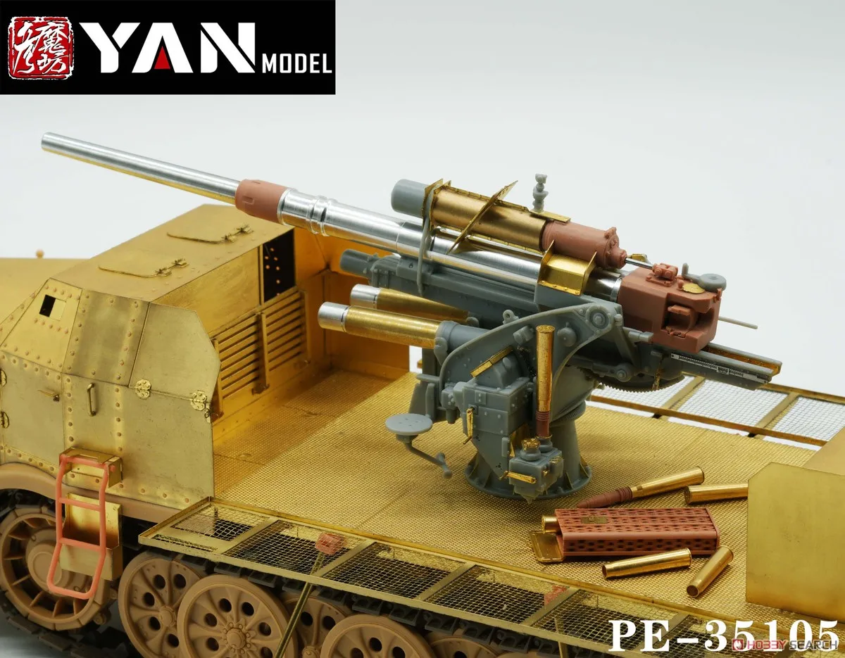 Yan Model PE-35105 1/35 Scale 18 ton `FAMO` (sd.kfz.9) and FLAK 37 Gun (For Tamiya and Frontier)
Yan Model PE-35105 1/35 Scale 18 ton `FAMO` (sd.kfz.9) and FLAK 37 Gun (For Tamiya and Frontier)
