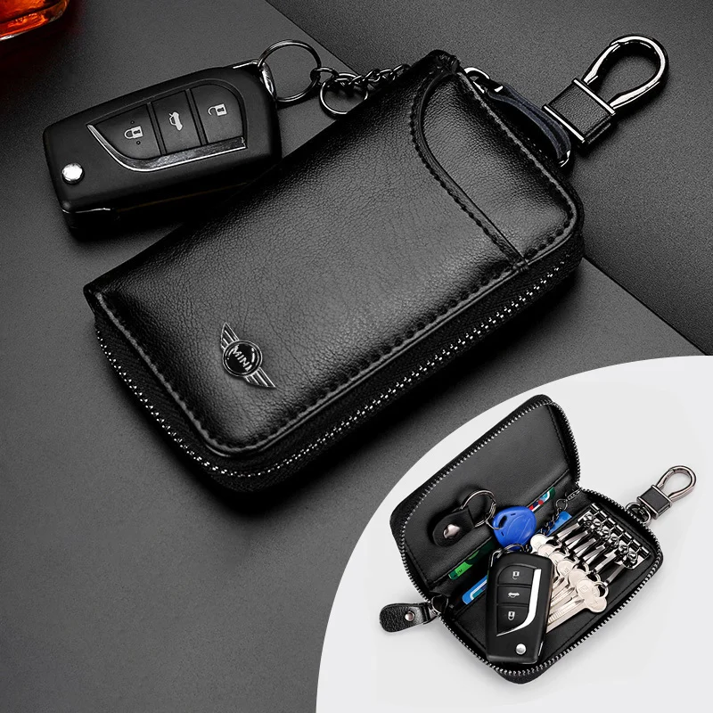 High-end Zinc Alloy Leather Car Key Bag For Bmw Mini Countryman Cooper One 2023 2024 Remote Accessories Holder Shell Keychain
High-end Zinc Alloy Leather Car Key Bag For Bmw Mini Countryman Cooper One 2023 2024 Remote Accessories Holder Shell Keychain