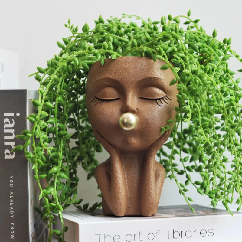 Resin Flower Pot Little Fairy Face Succulent Potted Plant Personalized Ornament Cute Desktop Decoration Home Cross-border Amazon
Resin Flower Pot Little Fairy Face Succulent Potted Plant Personalized Ornament Cute Desktop Decoration Home Cross-border Amazon