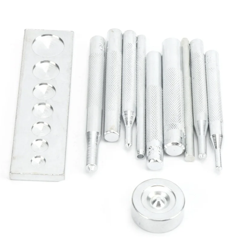 Snap Fastener Installation Tool Hand Press Die Punch Press Set DIY Leather Craft
Snap Fastener Installation Tool Hand Press Die Punch Press Set DIY Leather Craft