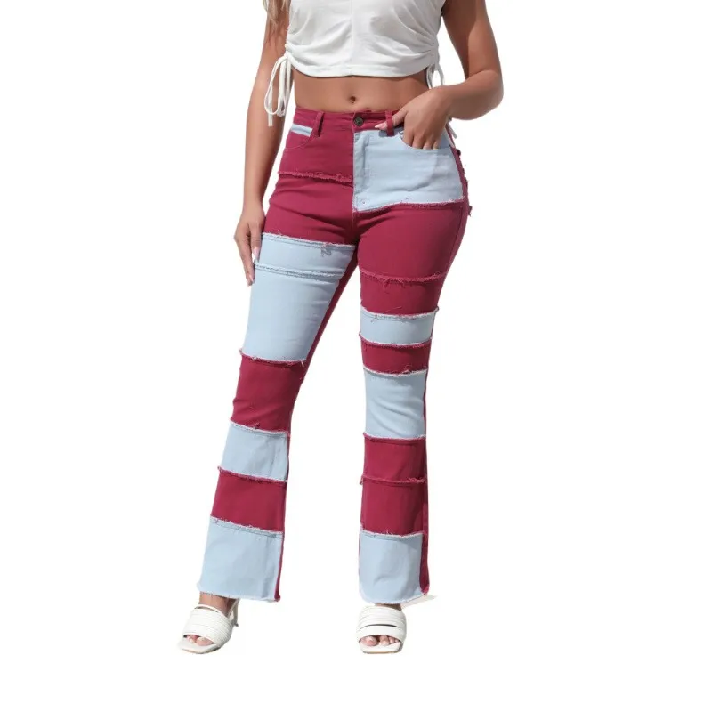 Y2K Women Flared Jeans High Waist Wide Leg Denim Pants Distressed Hem Ripped Seam Denim Jeans Asymmetrical Panel Flare Jeans
Y2K Women Flared Jeans High Waist Wide Leg Denim Pants Distressed Hem Ripped Seam Denim Jeans Asymmetrical Panel Flare Jeans